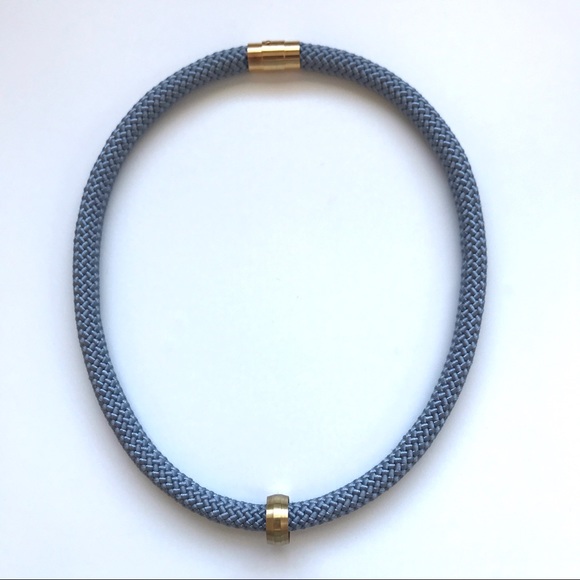 Gray rope necklace - Multiple ways to wear it - Picture 5 of 12